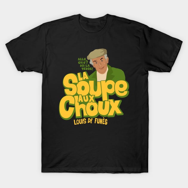 La Soupe aux Choux : Embrace Nostalgia with Iconic Comedy T-Shirt by Boogosh